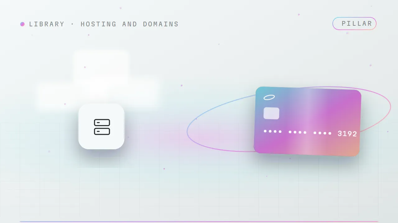 Illustration for "Servers and domain names: a calm guide to paying for the web"