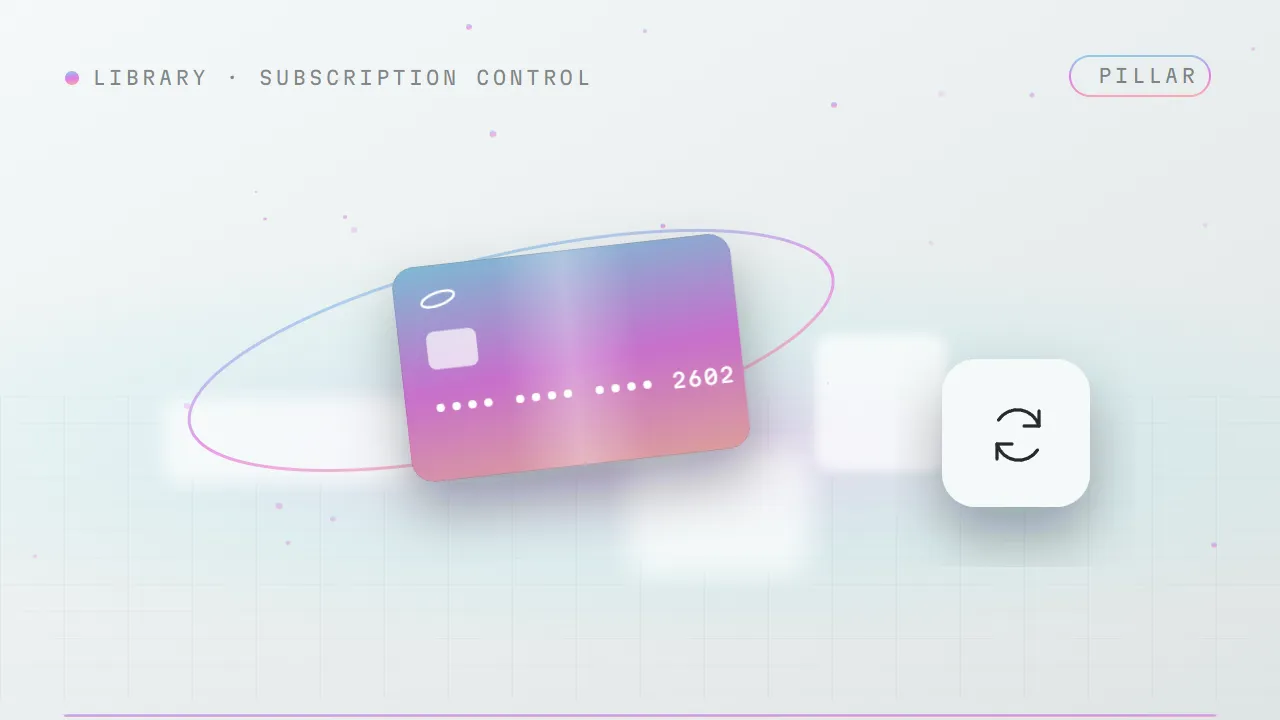 Illustration for "Taking control of subscriptions with separate cards"